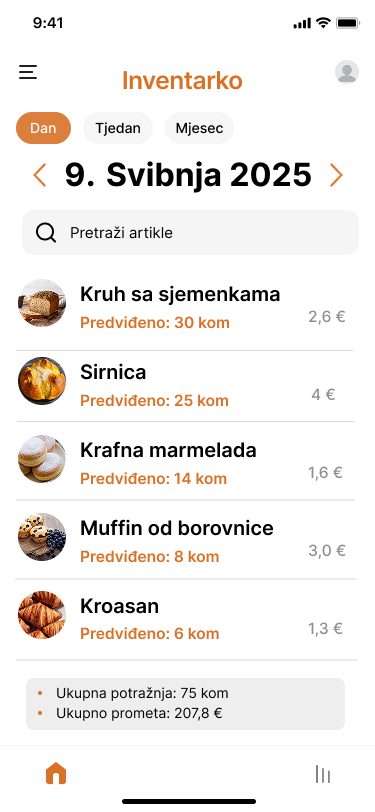 Inventarko Mobile App Screenshot